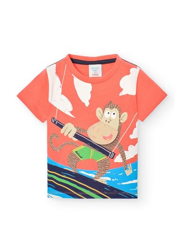 تی شرت پسرانه بوبولی اورجینال | S000433303 Boboli