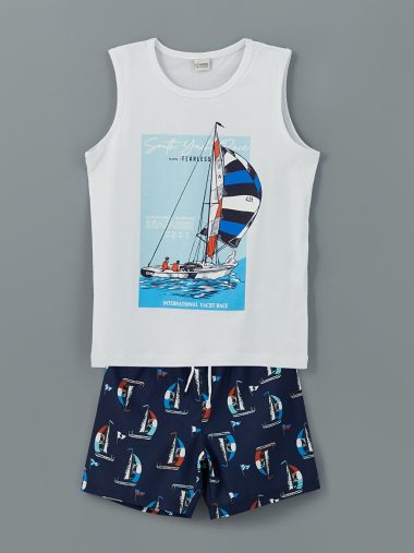 ست مایو پسرانه ال سی  وایکیکی اورجینال | S5DU02Z4 LCW Kids