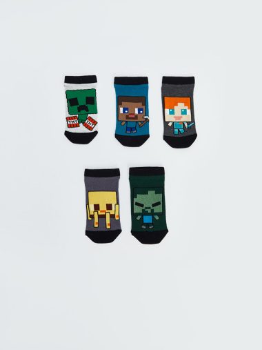 جوراب پاتیک پسرانه ال سی  وایکیکی اورجینال | W5EY00Z4 LCW Kids