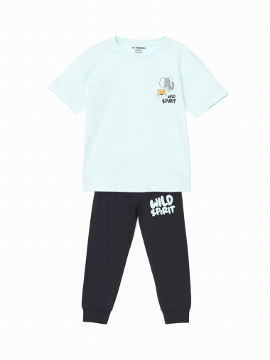 ست پیژامه پسرانه ال سی  وایکیکی اورجینال | S5AG45Z1 LCW Kids