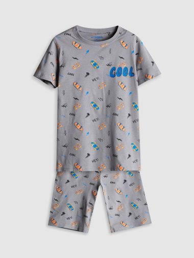 ست پیژامه و شور پسرانه ال سی  وایکیکی اورجینال | S5IE42Z4 LCW Kids