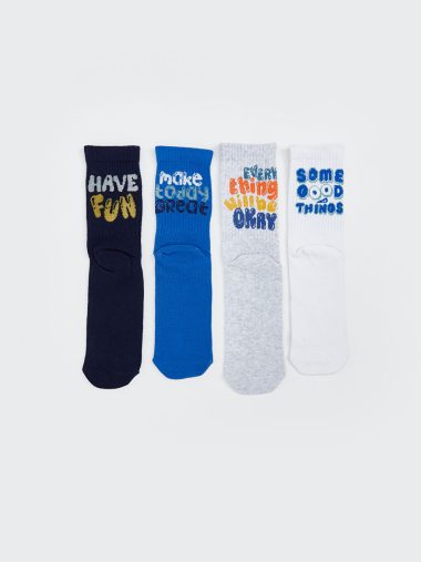 جوراب پسرانه ال سی  وایکیکی اورجینال | W50580Z4 LCW Kids