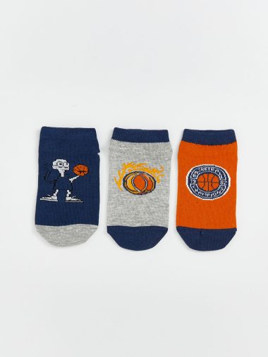 جوراب پاتیک پسرانه ال سی  وایکیکی اورجینال | W5ID78Z4 LCW Kids