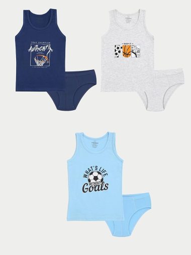 ست لباس زیر پسرانه ویتمو اورجینال | S000332901 Vitmo