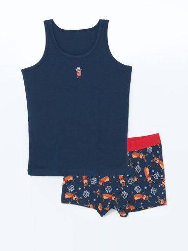 ست لباس زیر پسرانه ال سی  وایکیکی اورجینال | W4FE73Z4 LCW Kids