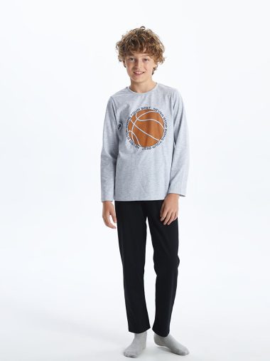 ست پیژامه پسرانه ال سی  وایکیکی اورجینال | W4L345Z4 LCW Kids