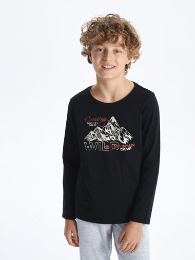 ست پیژامه پسرانه ال سی  وایکیکی اورجینال | W4L348Z4 LCW Kids