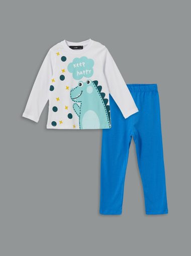 ست پیژامه نوزاد پسر ال سی  وایکیکی اورجینال | W4LE31Z1 LCW Kids