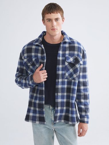 کت پیراهن مردانه ایکس ساید اورجینال | W5HD88Z8 XSIDE