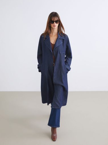 ترنچ کت زنانه ال سی وایکیکی اورجینال | W5JR84Z8 LCWAIKIKI Classic