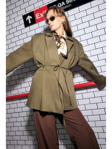 ترنچ کت زنانه HE-QA اورجینال | S000448638 HE-QA