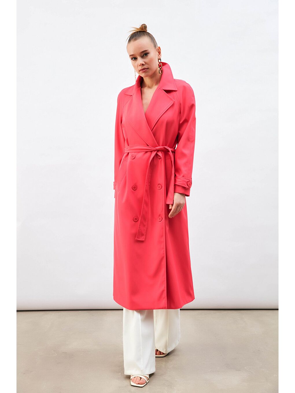 ترنچ کت ساتین