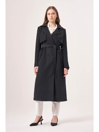 ترنچ کت زنانه میزاله اورجینال | S000046507 Mizalle