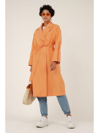 ترنچ کت زنانه HE-QA اورجینال | S000402172 HE-QA