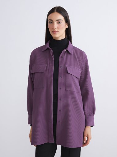 پیراهن تونیک زنانه ال سی وایکیکی اورجینال | W5K455Z8 LCW Modest