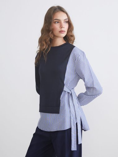 سویشرت تونیک زنانه ال سی وایکیکی اورجینال | W5LR40Z8 LCW Modest