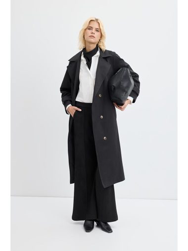 ترنچ کت زنانه کدریه باشتورک اورجینال | S000436128 Kadriye Baştürk