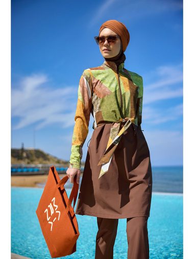 لباس شنا حجاب زنانه مارینا اورجینال | S000397556 Marina