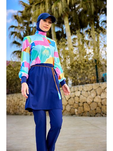 لباس شنا حجاب زنانه مارینا اورجینال | S000375382 Marina