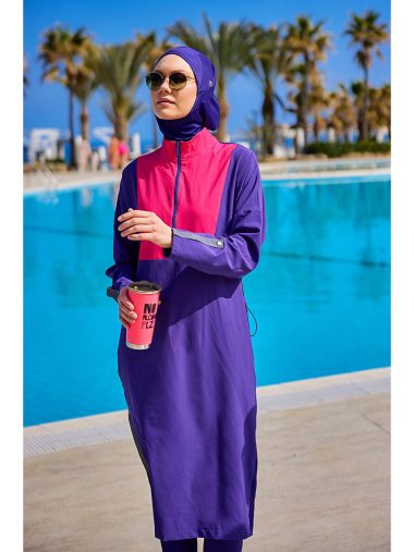 لباس شنا حجاب زنانه مارینا اورجینال | S000388302 Marina