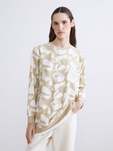 سویشرت تونیک زنانه ال سی وایکیکی اورجینال | W5J456Z8 LCW Modest