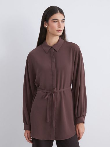 پیراهن تونیک زنانه ال سی وایکیکی اورجینال | W5LF27Z8 LCW Modest