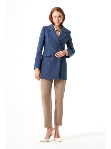 کت بلیزر زنانه میزاله اورجینال | S000110138 Mizalle