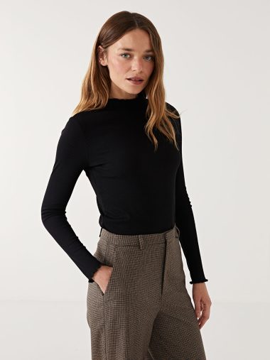 تی شرت زنانه ال سی وایکیکی اورجینال | S5GN52Z8 LCW Modest