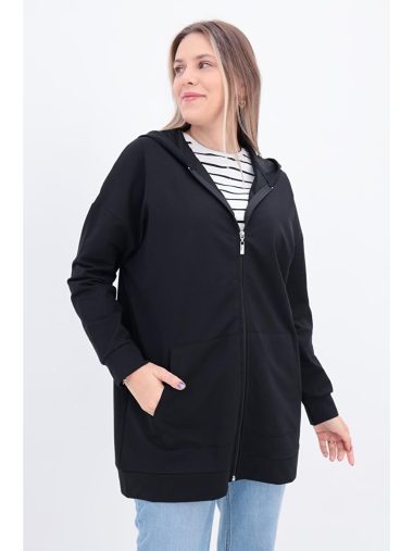 سویشرت زیپ دار زنانه آل دی اورجینال | S000143330 ALL DAY