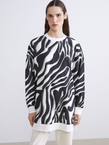 سویشرت تونیک زنانه ال سی وایکیکی اورجینال | W5LP15Z8 LCW Modest