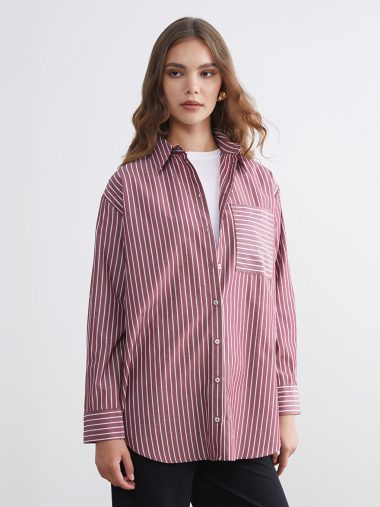 پیراهن تونیک زنانه ال سی وایکیکی اورجینال | W5MB73Z8 LCW Modest