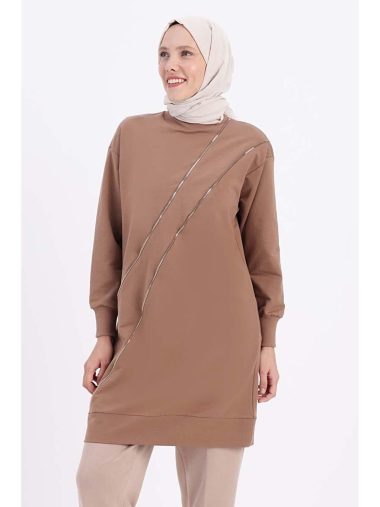 سویشرت تونیک زنانه آل دی اورجینال | S000336849 ALL DAY