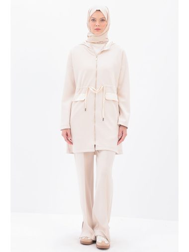 سویشرت زیپ دار زنانه آل دی اورجینال | S000302806 ALL DAY