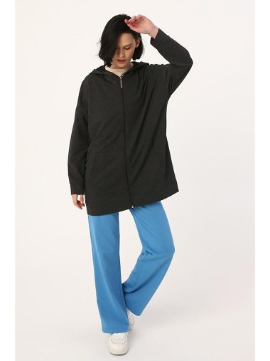 سویشرت زیپ دار زنانه آل دی اورجینال | S000143330 ALL DAY