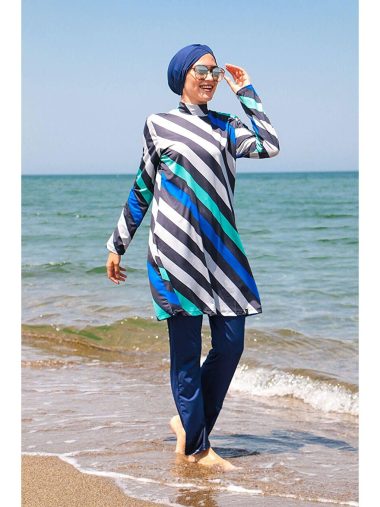 لباس شنا حجاب زنانه مارینا اورجینال | S000017397 Marina