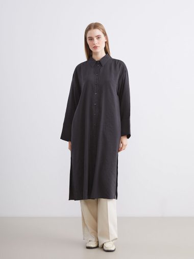 پیراهن تونیک زنانه ال سی وایکیکی اورجینال | W5LF25Z8 LCW Modest