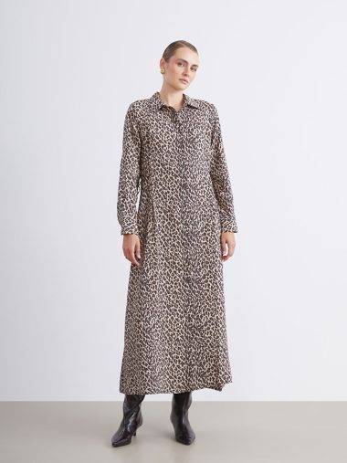 لباس پیراهن زنانه ال سی وایکیکی اورجینال | W5LJ72Z8 LCW Modest