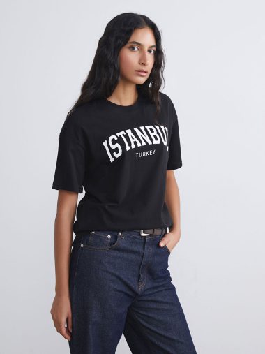 تی شرت زنانه ال سی وایکیکی اورجینال | W5DH92Z8 LCW Modest