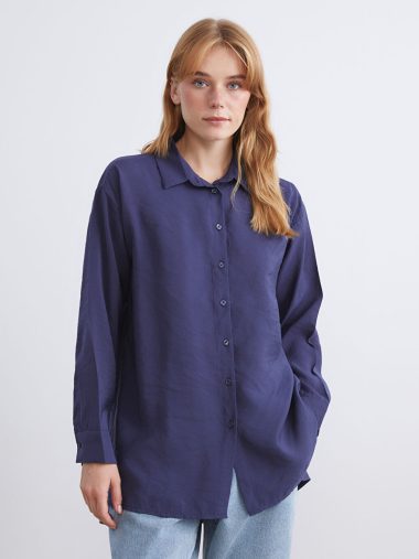 پیراهن تونیک زنانه ال سی وایکیکی اورجینال | W5H879Z8 LCW Modest