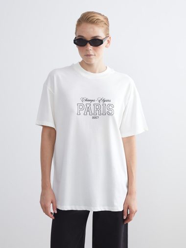 تی شرت زنانه ال سی وایکیکی اورجینال | W5JA22Z8 LCW Modest