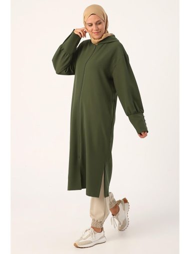 سویشرت زیپ دار زنانه آل دی اورجینال | S000020040 ALL DAY