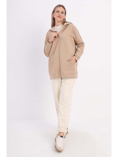 سویشرت زیپ دار زنانه آل دی اورجینال | S000143330 ALL DAY