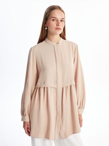 پیراهن تونیک زنانه ال سی وایکیکی اورجینال | W4FV86Z8 LCW Modest