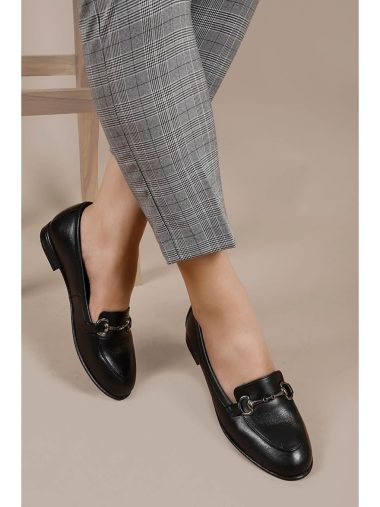 کفش لوفر(راحتی) زنانه گوندری اورجینال | S000053416 GÖNDERİ(R)