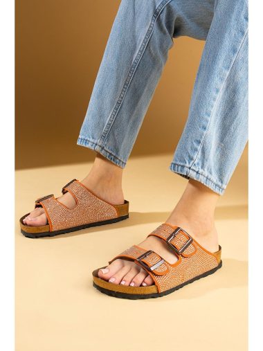 دمپایی زنانه پمبه پوتین اورجینال | S000245153 Pembe Potin