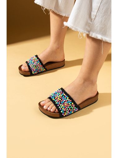 دمپایی زنانه پمبه پوتین اورجینال | S000360414 Pembe Potin