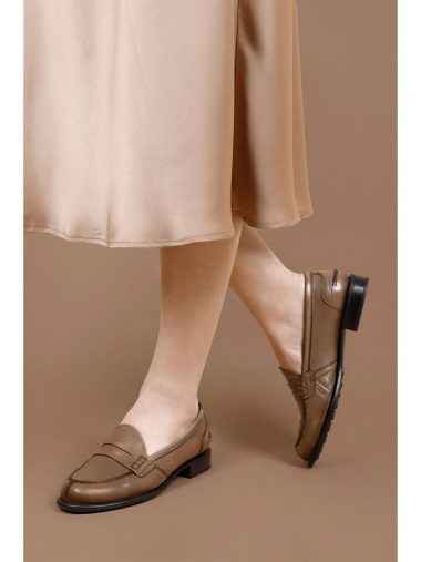 کفش لوفر(راحتی) زنانه گوندری اورجینال | S000054277 GÖNDERİ(R)