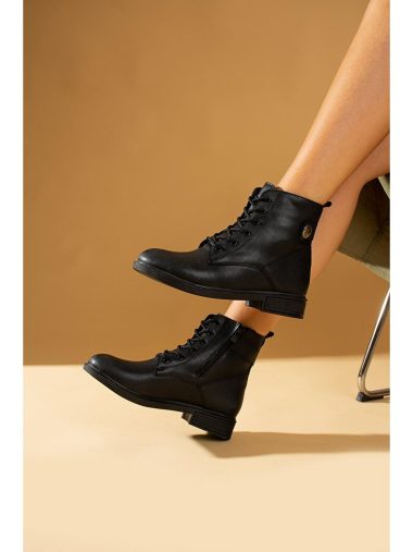 بوت زنانه پمبه پوتین اورجینال | S000057036 Pembe Potin