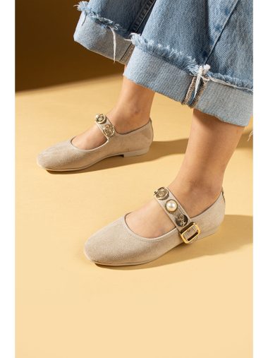 بابت زنانه پمبه پوتین اورجینال | S000360450 Pembe Potin