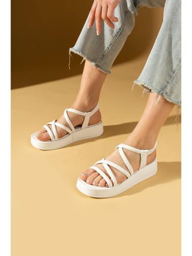 صندل زنانه پمبه پوتین اورجینال | S000182625 Pembe Potin